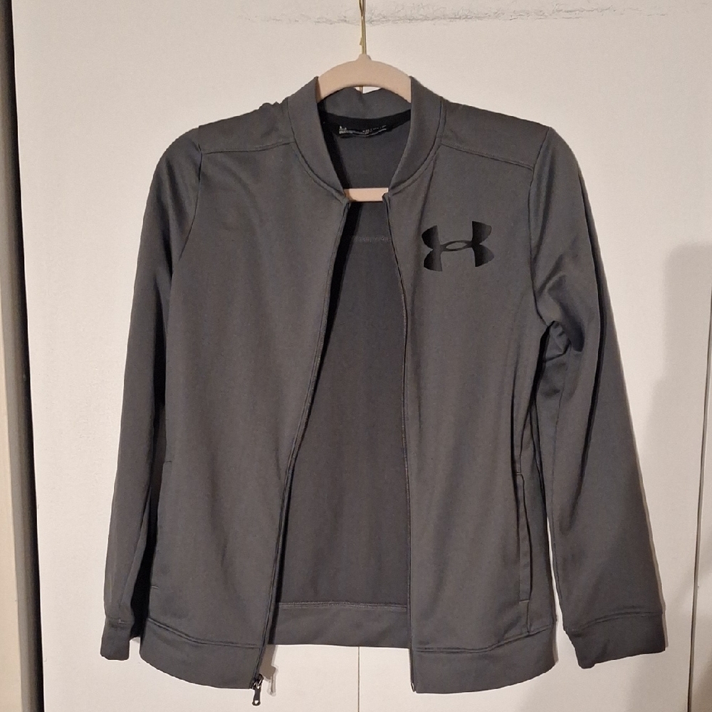 Under Armour Charcoal Zip-Up Jacket